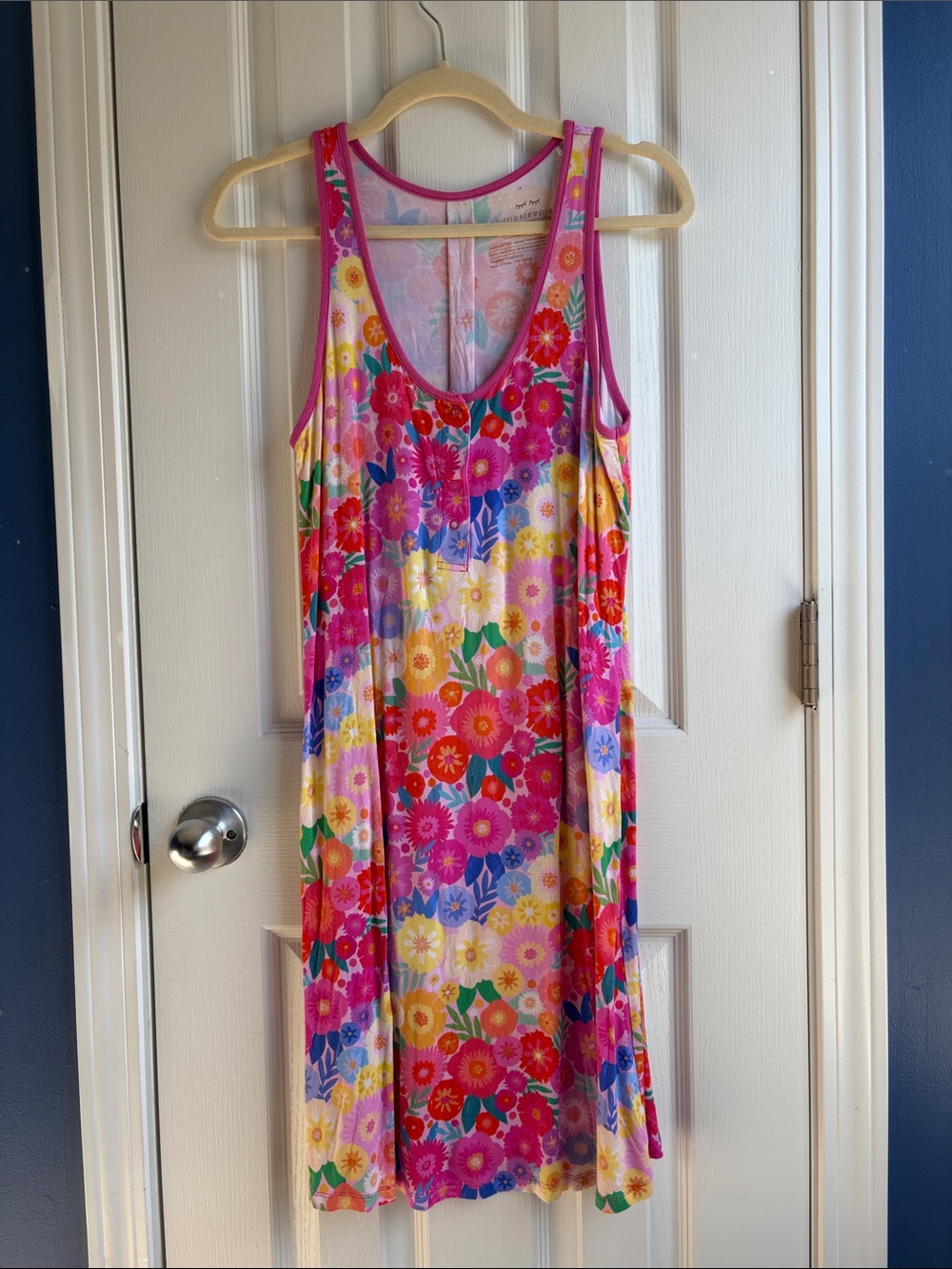 Little Sleepies Secret Garden Sleeveless Nightgown Size S